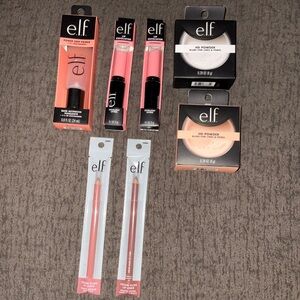 E.L.F Beauty Bundle: Primer, Powder, Lip Care Set